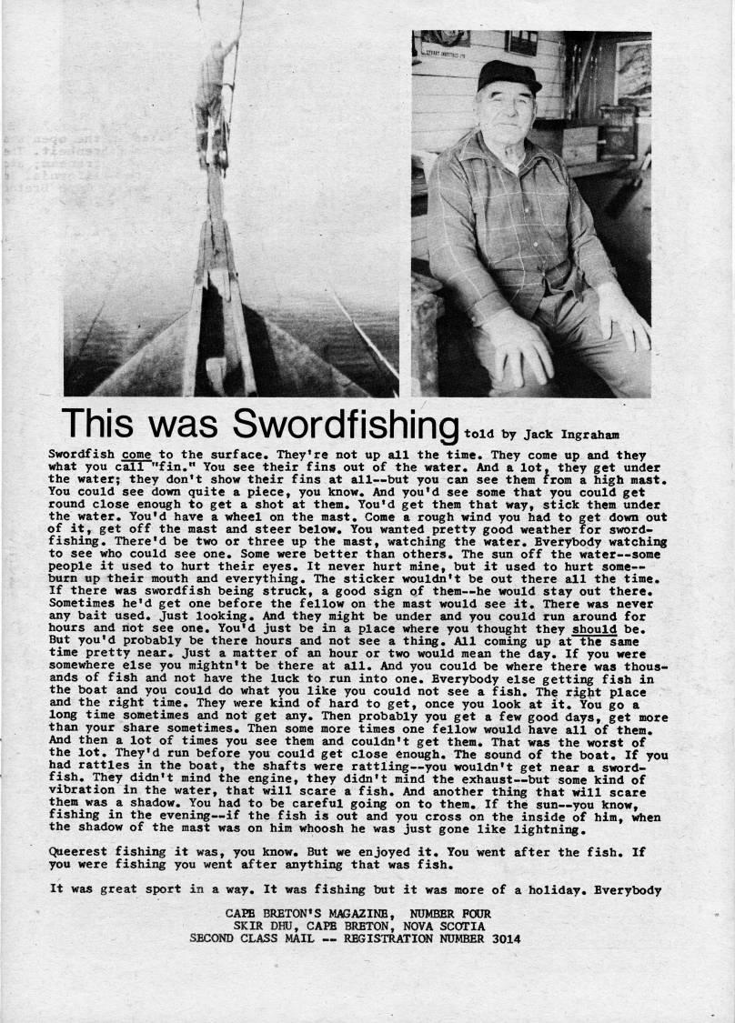 Page 1 - This was Swordfishing