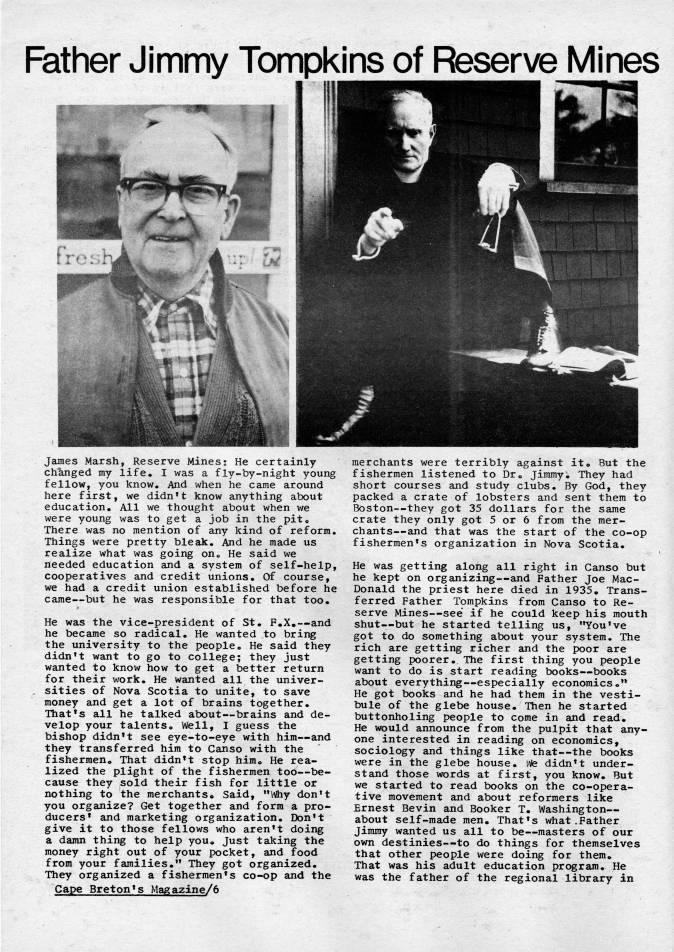 Page 6 - Father Jimmy Tompkins of Reserve Mines